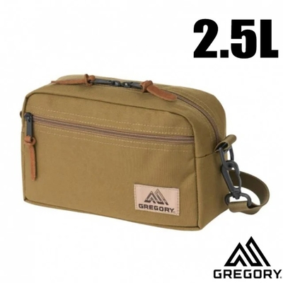 GREGORY PAD SHOULDER POUCH 2.5L 可調式側背包(M).郵差包_郊狼棕