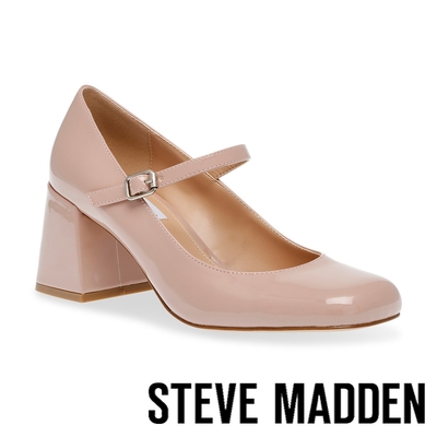 steve madden-pep talk 粗跟方頭瑪莉珍鞋-鏡粉