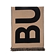 BURBERRY 經典LOGO徽標羊毛流蘇圍巾 (駝色/黑色)188X33CM product thumbnail 1