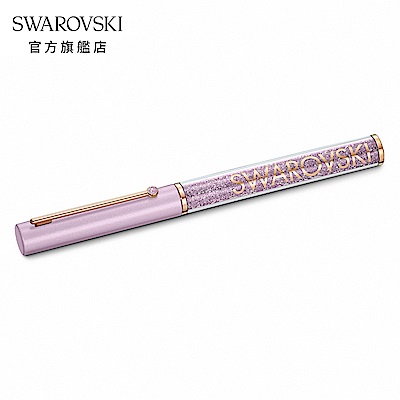 SWAROVSKI 施華洛世奇 Crystalline Gloss 玫金色丁香紫圓珠筆