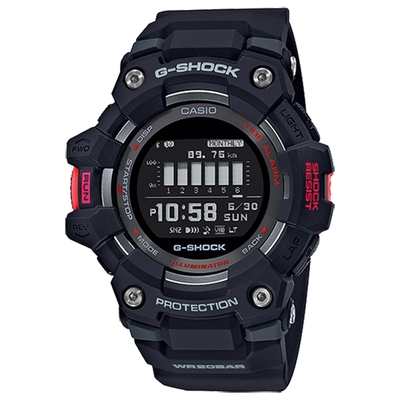 CASIO 卡西歐 G-SHOCK G-SQUAD 智能藍牙多功能運動電子錶 送禮首選 GBD-100-1