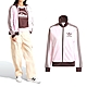 Adidas Beckenbauer Tt 女款 粉色 立領 拉鍊口袋 三葉草 棉 運動 休閒 外套 IR6088 product thumbnail 1