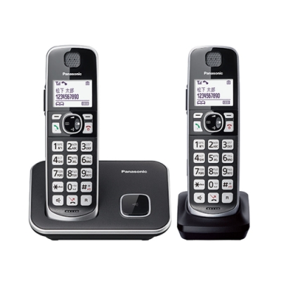 國際牌 PANASONIC KX-TGE612TW DECT 數位雙子機無線電話