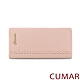 CUMAR 經典LOGO牛皮長夾-粉色 product thumbnail 1