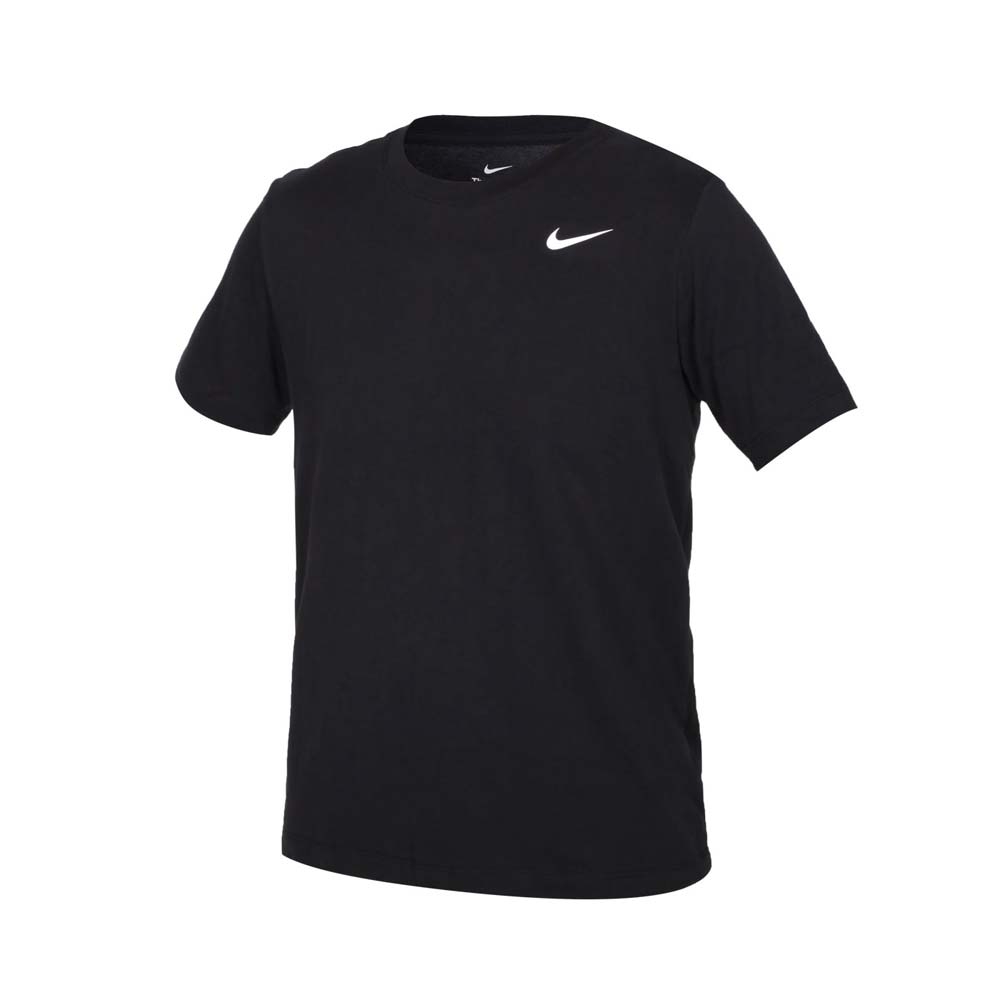 NIKE 男短袖T恤-DRI-FIT 慢跑 路跑 訓練 上衣 AR6030-010 黑白