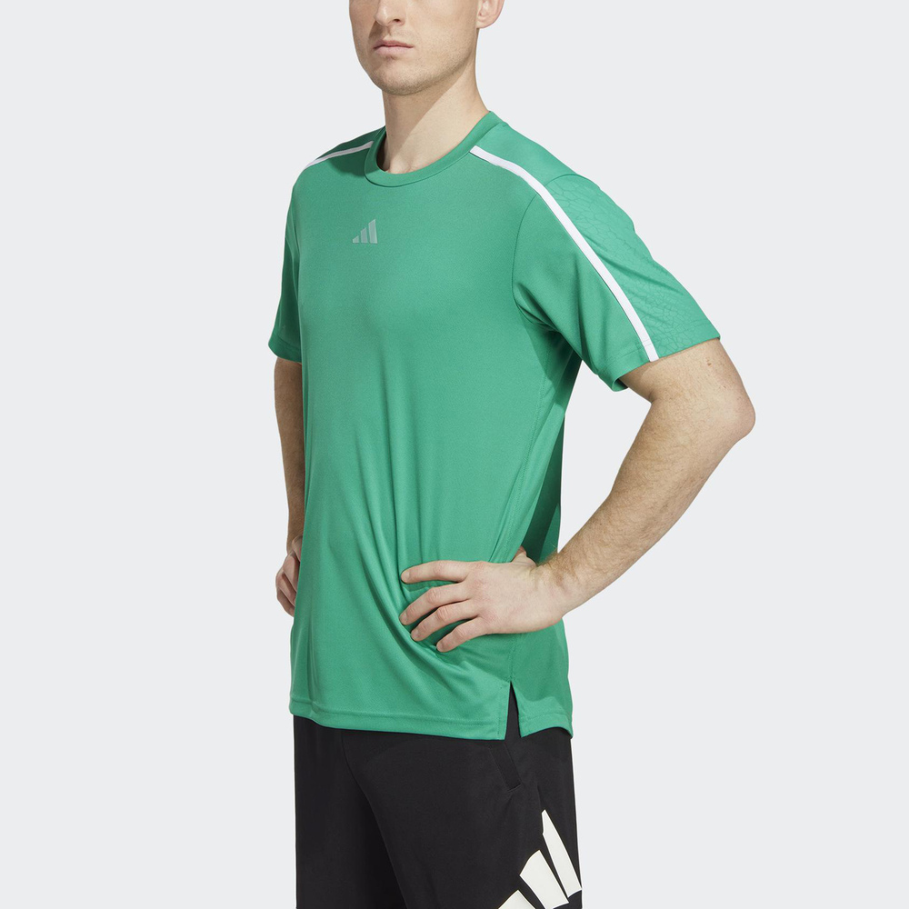 Adidas WO Base Tee IB7899 男 短袖 上衣 T恤 亞洲版 運動 訓練 健身 重訓 耐磨 綠