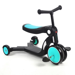 BabyBabe 三合一平衡三輪車(滑板車、滑步車)-三色可選