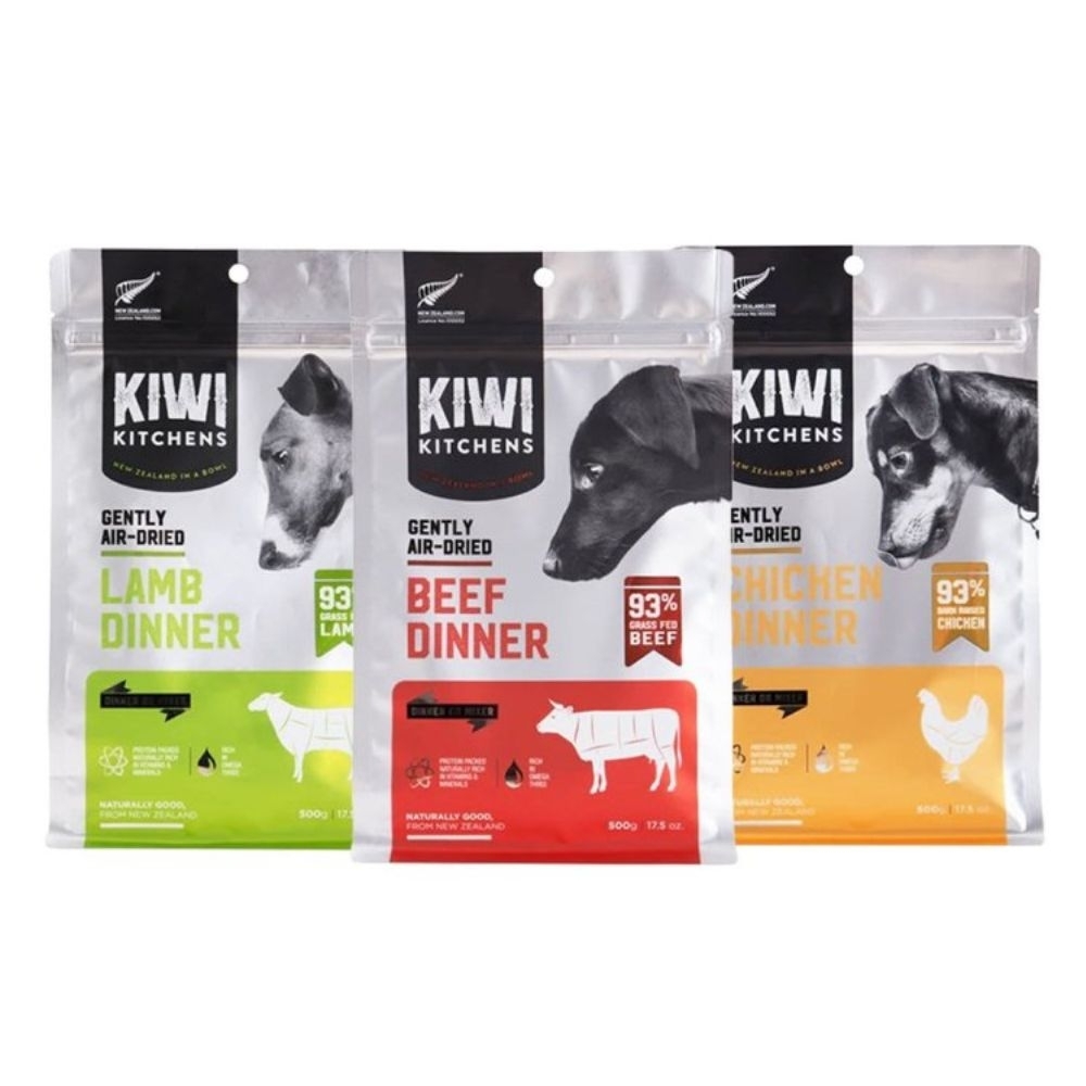 KIWI KITCHENS奇異廚房醇鮮風乾犬糧 60g x 3入組