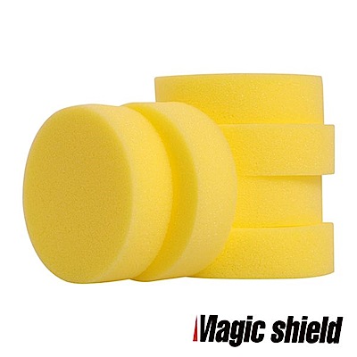 MagicShield 神盾 圓形洗車海綿 6入裝