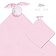 Angel Dear 大頭動物嬰兒毛毯 (粉紅兔子) product thumbnail 1