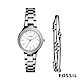 FOSSIL BLANE 美麗女仕晶鑽套錶組-女-銀 約32mm ES4336SET product thumbnail 1