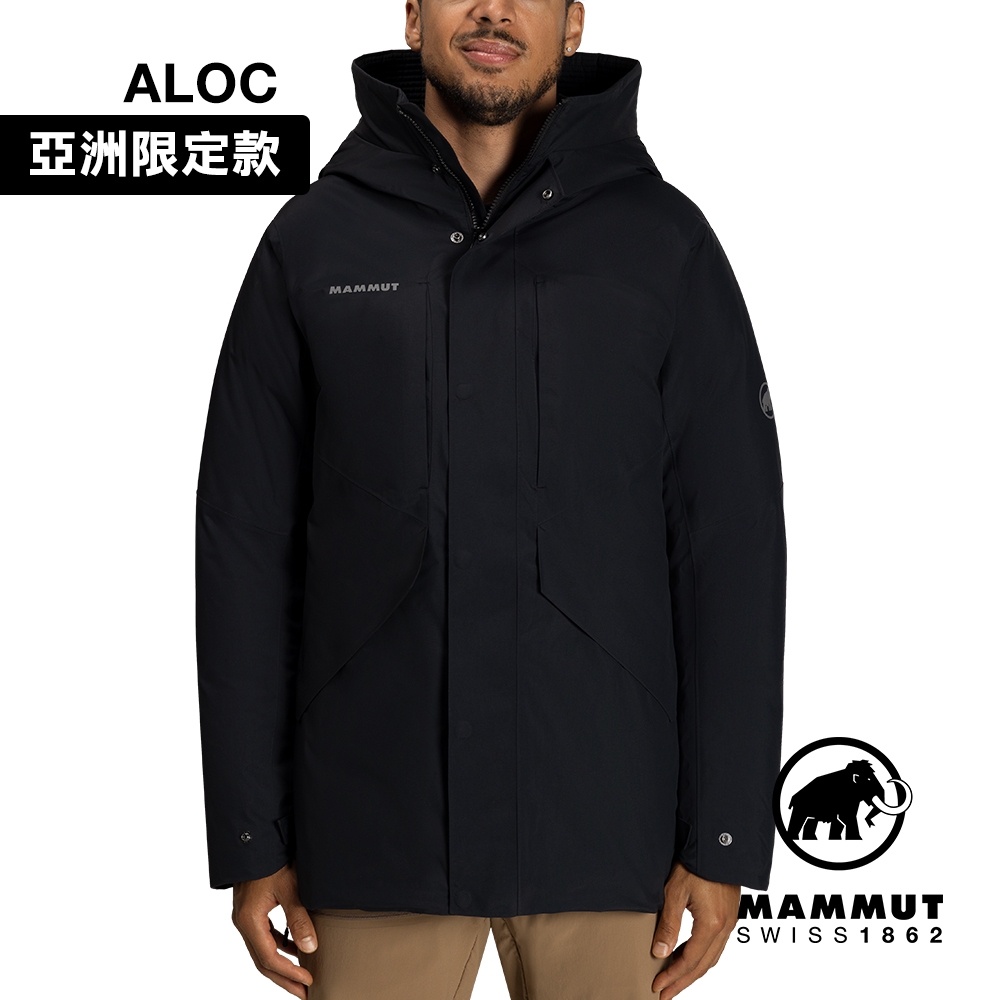 【Mammut長毛象】Floeberg HS Thermo Hooded Coat AF Men 日系防水保暖羽絨外套 男款 黑色 #1010-29131