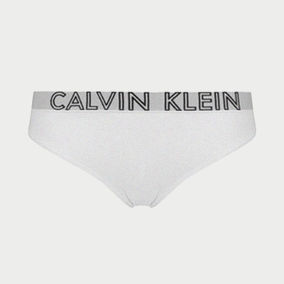 Calvin Klein 熱銷刺繡文字運動內褲(女)-白色