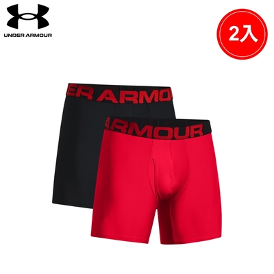 【UNDER ARMOUR】男 Tech 6吋四角褲 2入_1363619-600