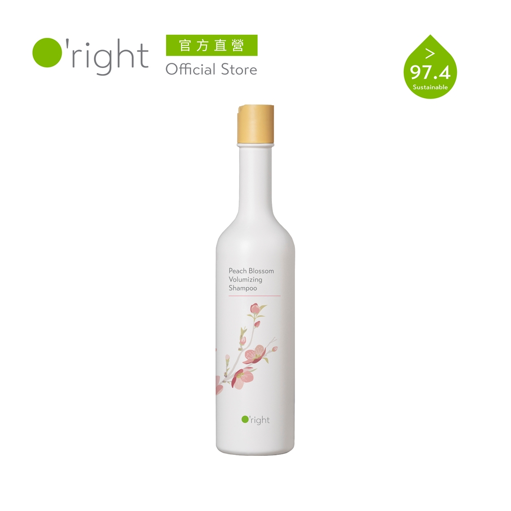 O'right 歐萊德 桃花豐盈洗髮精400ml(蓬鬆豐盈)