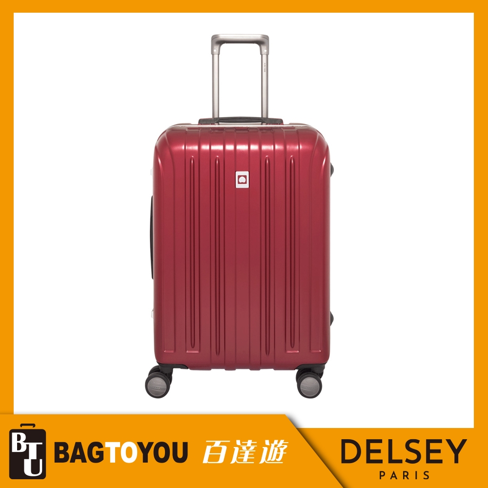 『官方正品』【DELSEY】VAVIN SECURITE-24吋旅行箱-紅 00262381004