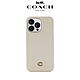 【COACH】iPhone 14 Pro 精品手機殼 粉白色經典大C product thumbnail 1