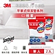 3M 原廠Scotchgard防潑水保潔墊-平單式枕頭套(2入組) product thumbnail 1