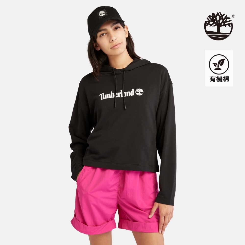 Timberland 女款黑色連帽上衣|A6AZ2001