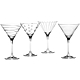 《CreativeTops》Mikasa紋飾馬丁尼杯4入(290ml) | 調酒杯 雞尾酒杯 烈酒杯 淺碟杯 product thumbnail 1