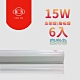旭光-最新款LED 15W 3呎 T5燈管 層板燈/支架燈-三種色光可選 (6入) product thumbnail 5