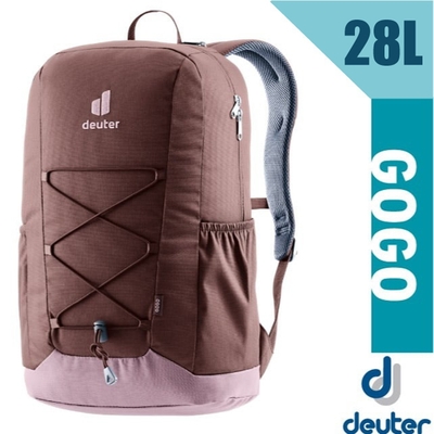 【Deuter】GoGo DayPack 3D透氣休閒旅遊後背包28L_3813224 葡萄乾