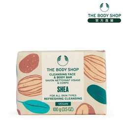 The Body Shop 乳油木果修護臉部&身體潔膚皂-100G