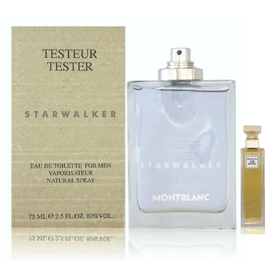 montblanc starwalker 星際旅者淡香水 75ml tester 包裝 搭贈隨機 4ml 小香