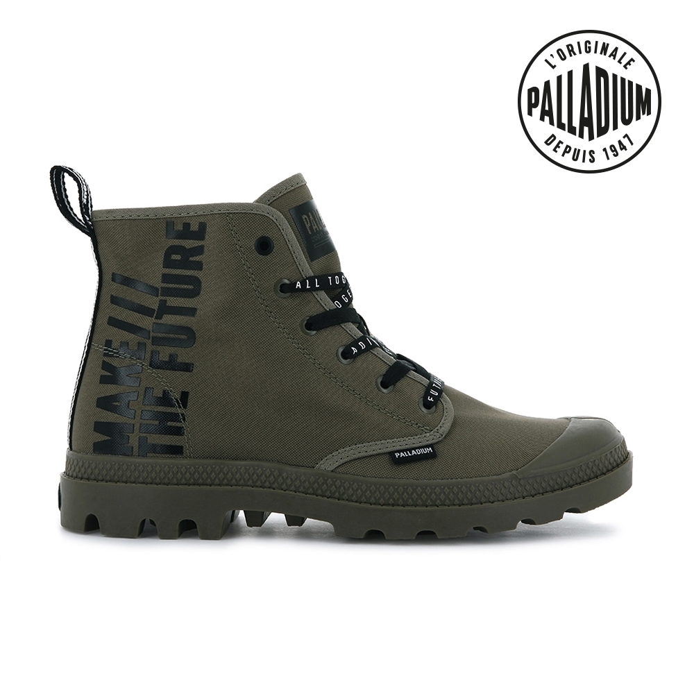 PALLADIUM PAMPA HI FUTURE未來標語軍靴-中性-墨綠