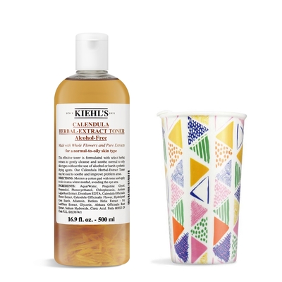 Kiehl s 契爾氏 金盞花植物精華化妝水 500ml 贈隨行杯