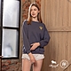 Roush 女生椰子樹海灘刷毛大學TEE(2212528) product thumbnail 1