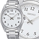 SEIKO 精工 CS系列/時尚數字精鋼白面石英男腕錶40.2㎜ SK004(SUR459P1/6N52-00F0S) product thumbnail 1