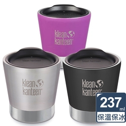 美國Klean Kanteen保溫鋼杯237ml (附鋼杯蓋)