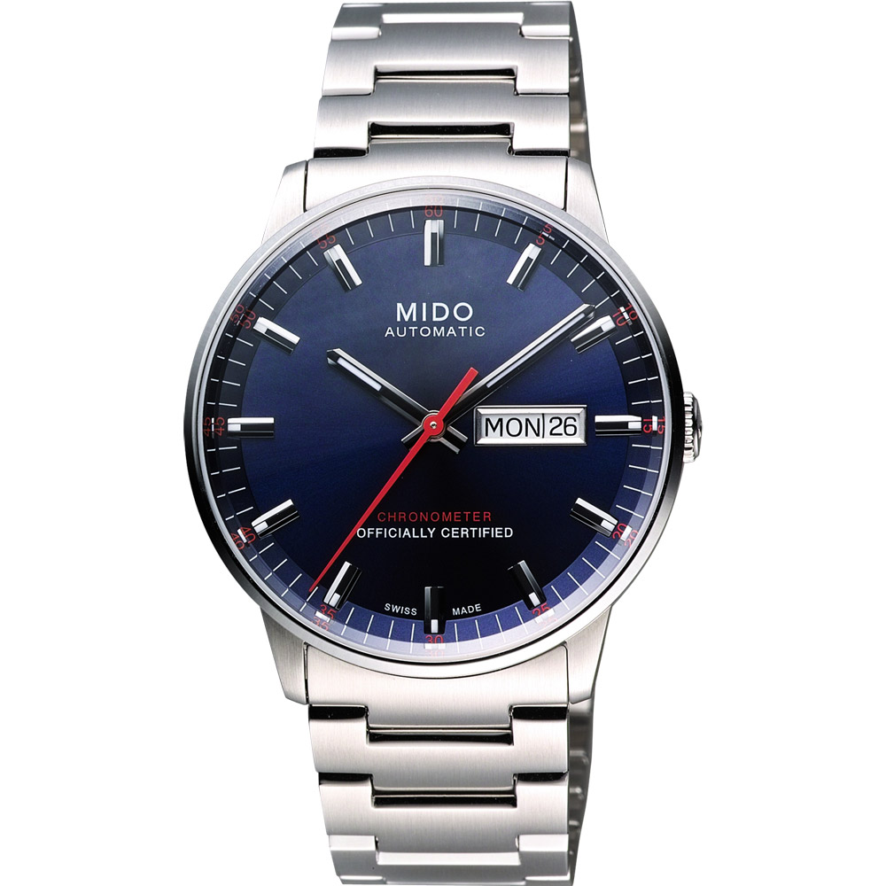 MIDO 美度 官方授權 Commander II 天文台認證機械錶 送禮推薦-40mm M0214311104100