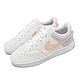 Nike 休閒鞋 Wmns Court Vision Low 女鞋 白 橘 小白鞋 復古 皮革 CD5434-103 product thumbnail 1