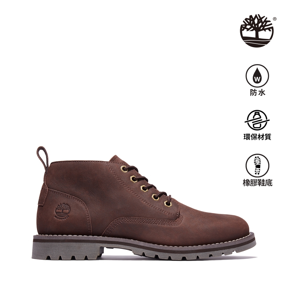 Timberland 男款深棕色防水中筒靴|A44MGV13