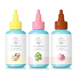 GaGa 量身訂做 精華液水狀洗髮精露(淨衡+舒敏+育髮)120mlx3