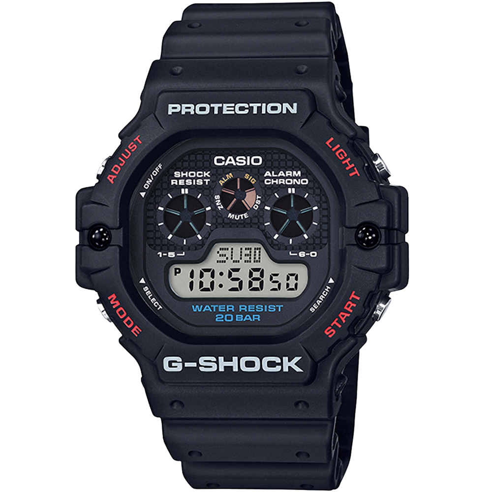 G-SHOCK 街頭時尚DW-5900系列復刻版(DW-5900-1)-51.4mm