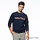 Nautica經典款品牌休閒長袖TEE-深藍 product thumbnail 1