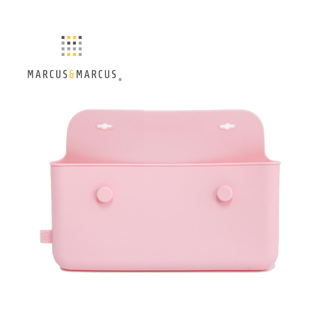 【MARCUS&MARCUS】輕巧矽膠餐具收納袋-玫瑰粉