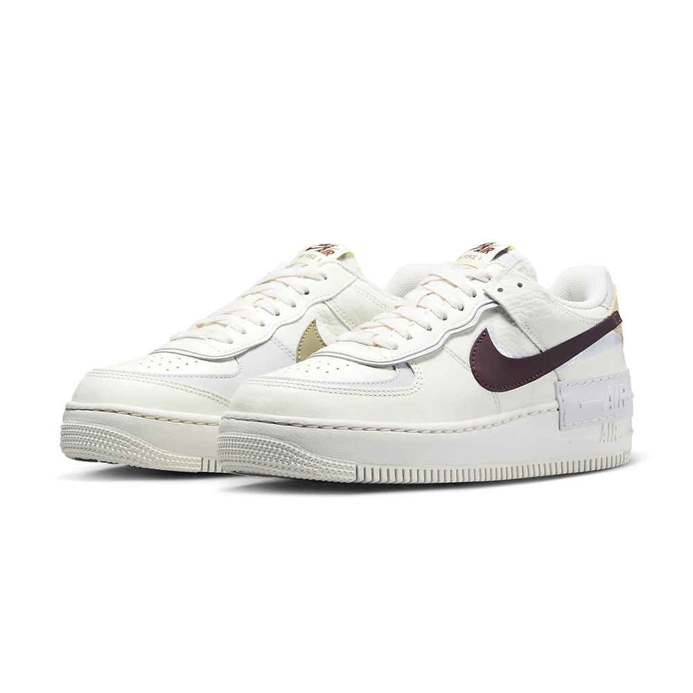 Nike Air Force 1 Shadow 女鞋白色厚底解構鴛鴦雙勾運動休閒鞋FD0804