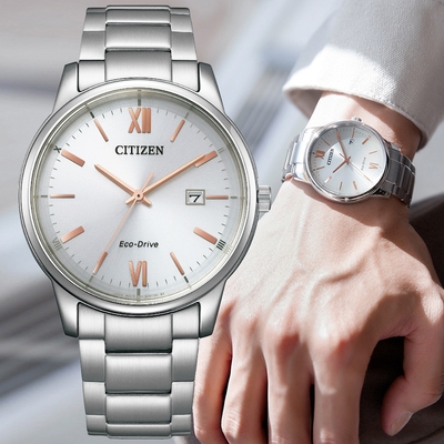 CITIZEN星辰 PAIR系列 光動能時尚腕錶 禮物推薦 畢業禮物 40mm/BM6978-77A
