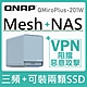 QNAP 威聯通 QMiroPlus-201W 智能路由器+WD SA500 2TB 2.5吋 NAS SSD紅標*2 product thumbnail 1