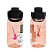 NIKE TR RECHARGE 大口徑水壺 16OZ-運動水壺 470ML N100433263216 透明橘粉白 product thumbnail 1