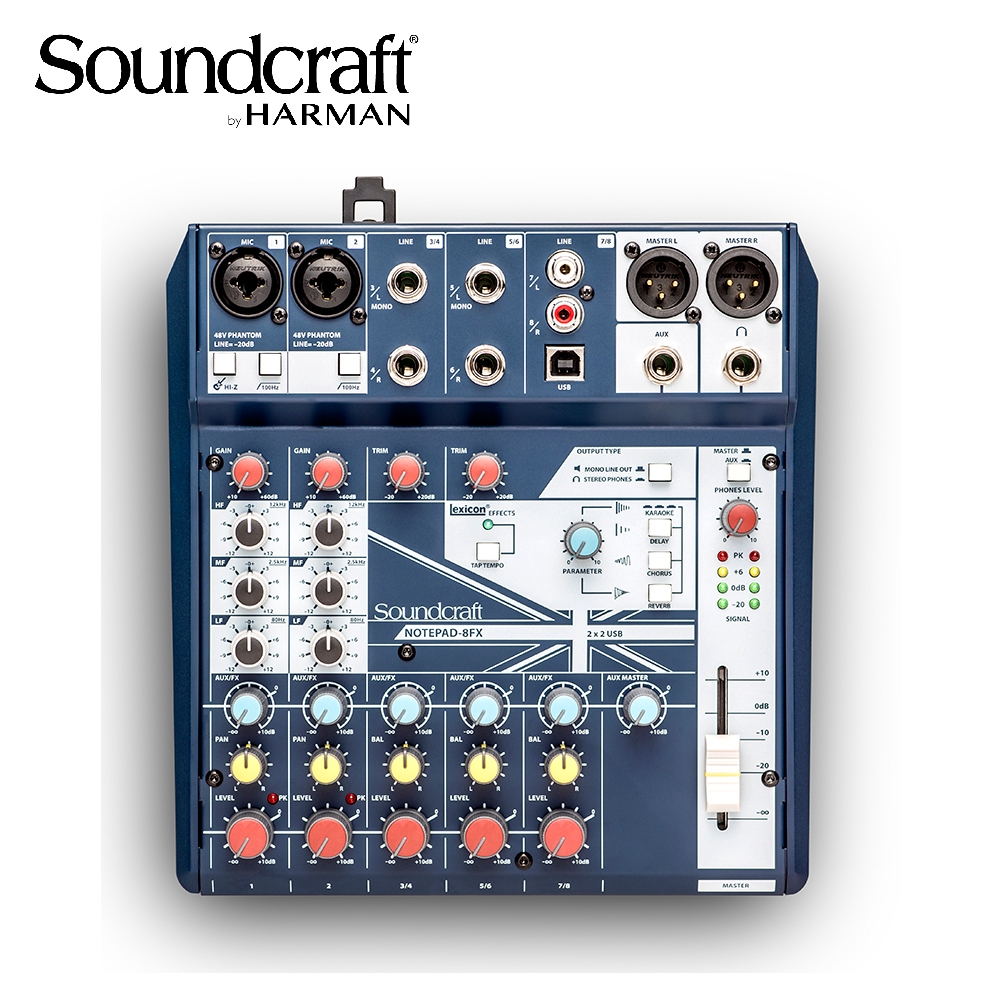 Soundcraft Notepad-8FX 混音器