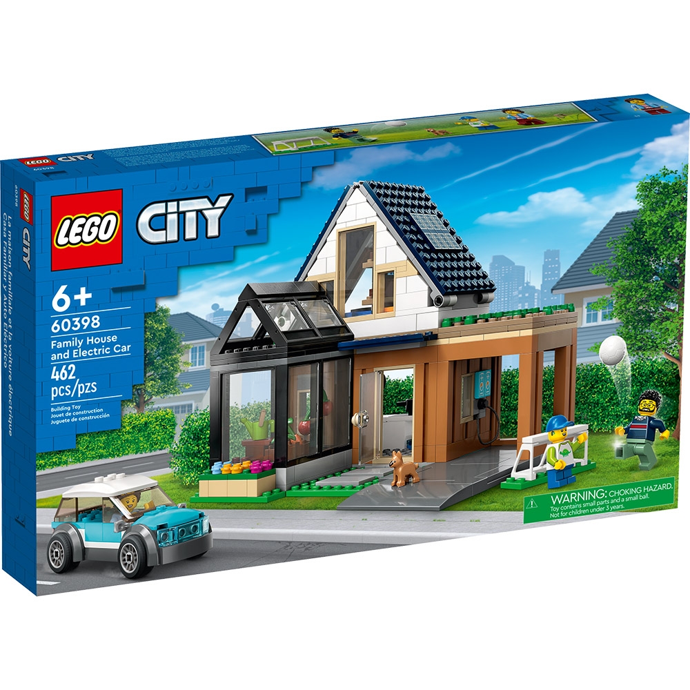 樂高LEGO 城市系列 - LT60398 城市住家和電動車