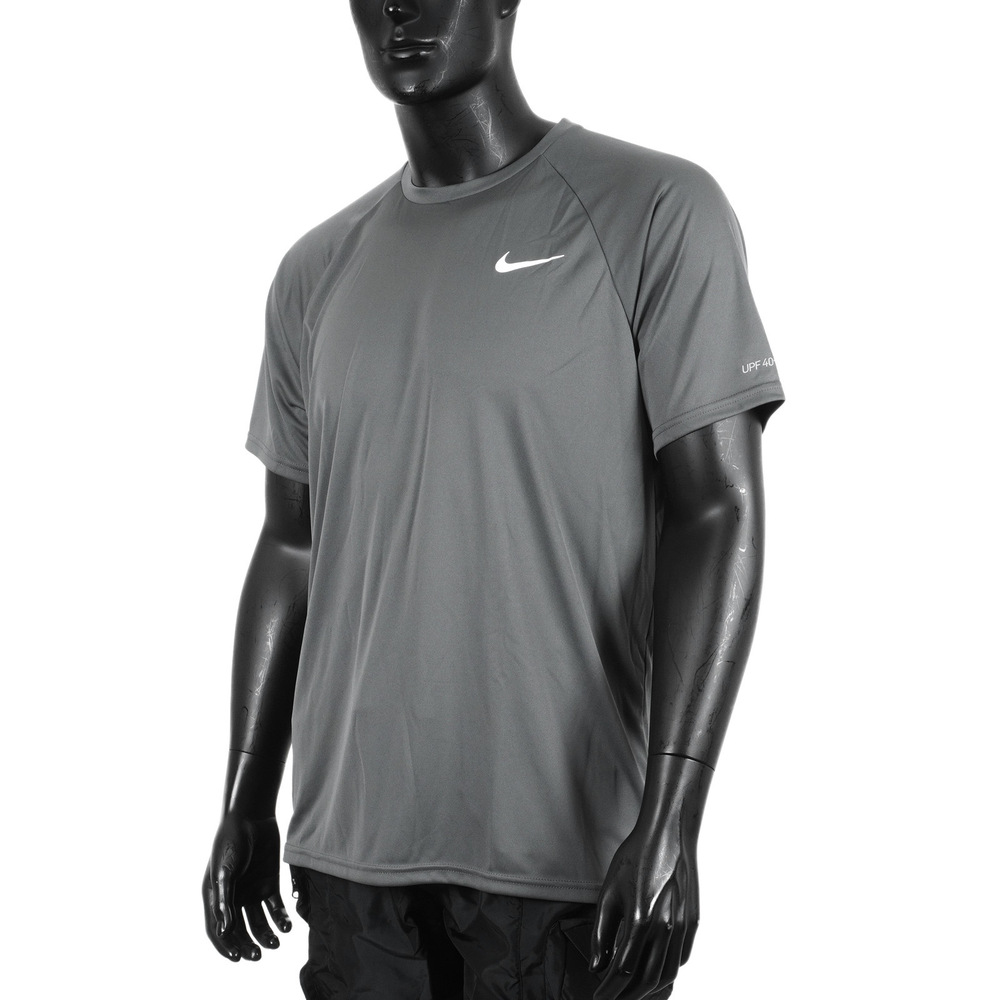 Nike Essential [NESSA586-018] 男 T恤 短袖 上衣 防曬衣 抗UV 夏日 海灘 海邊 灰