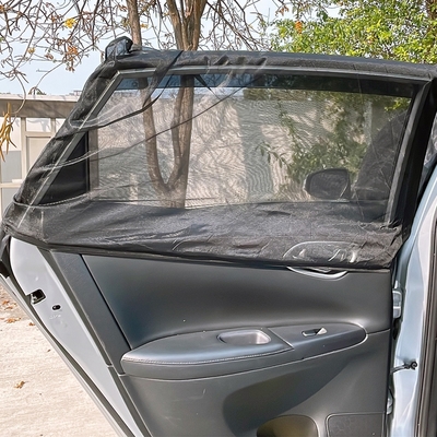 加大版轎車/休旅車 高彈力車窗遮陽防蚊罩(後窗)