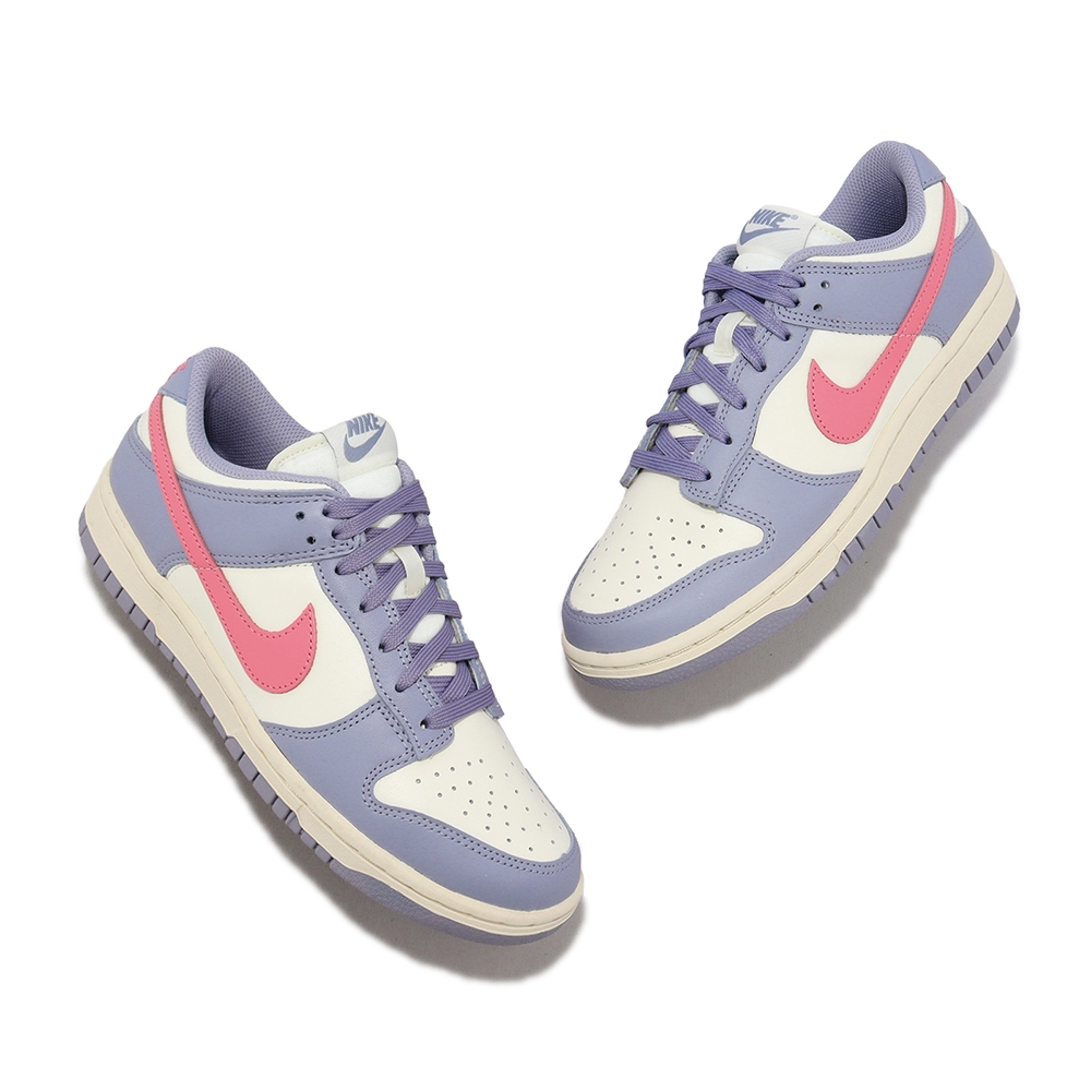 Nike 休閒鞋Wmns Dunk Low 白紫Indigo Haze 女鞋薰衣草DD1503-500