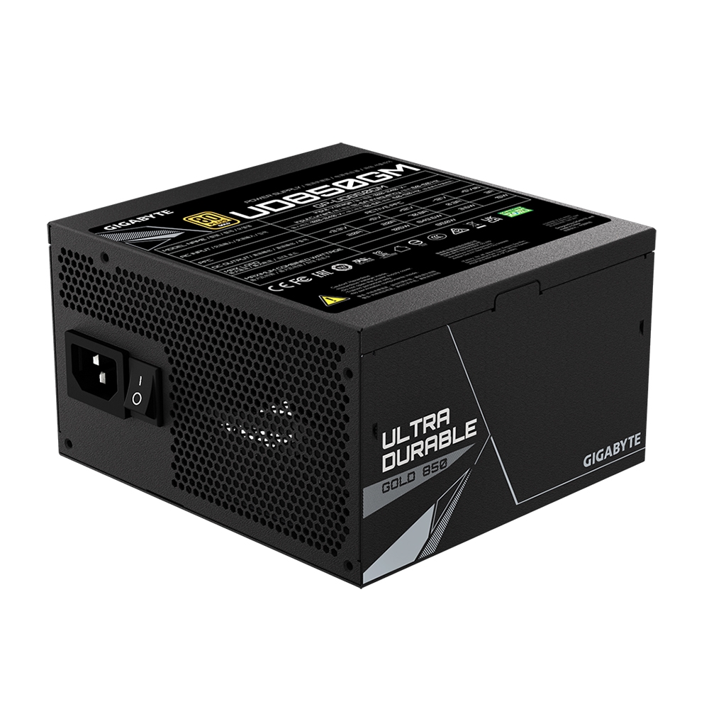 GIGABYTE 技嘉UD850GM PG5 2.0 850W 80 PLUS 金牌全模組電源供應器/ 五